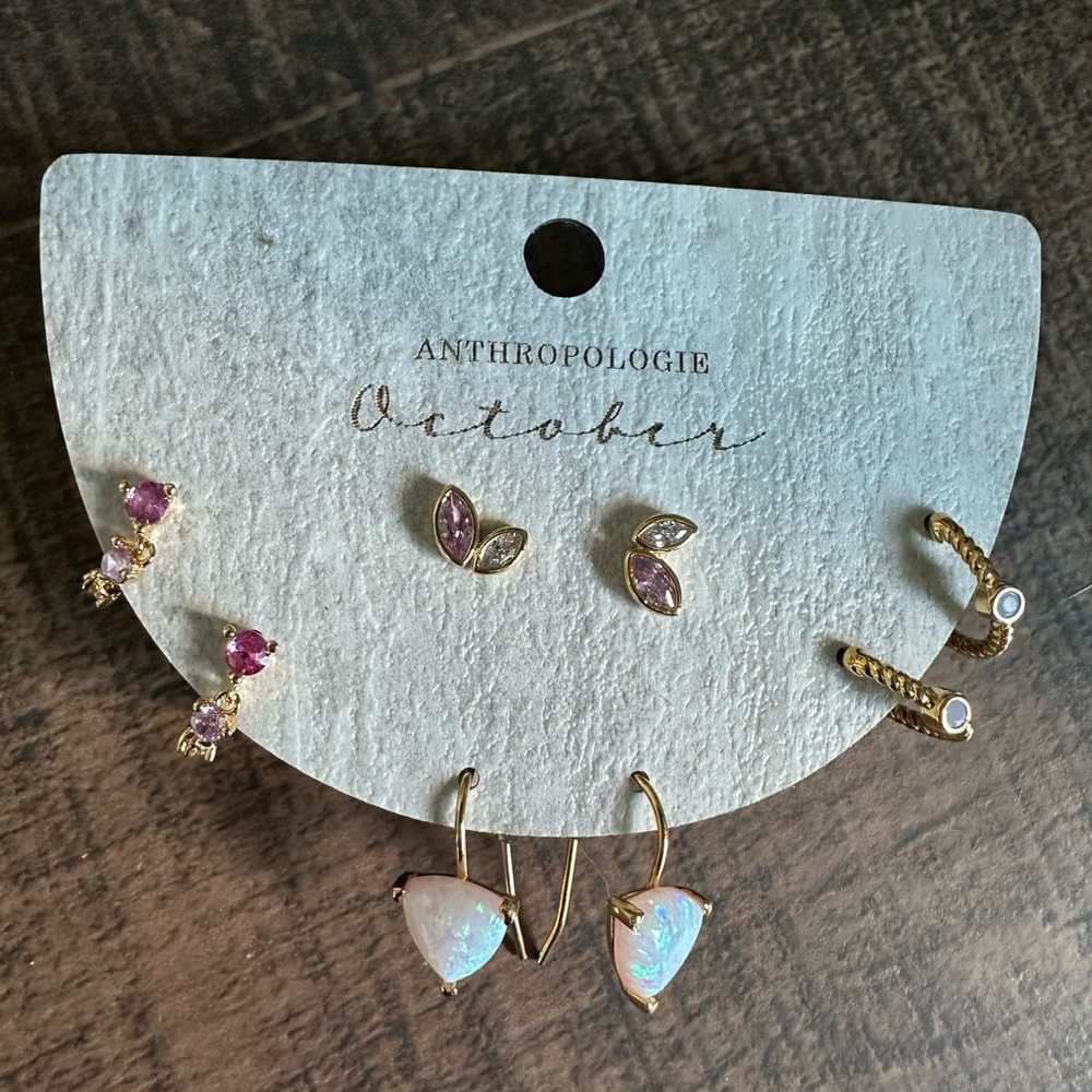 October earrings